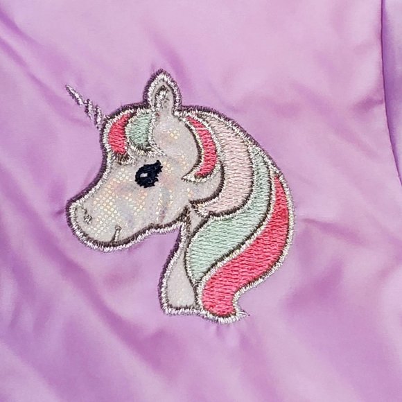 Carter's Unicorn Jacket Size 3T Light Purple - Picture 3 of 12